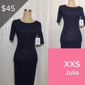 Brand New LuLaRoe XXS Julia Dress